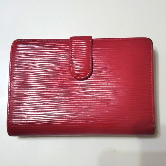 Louis Vuitton Red Epi Kisslock Wallet - Picture 1 of 8